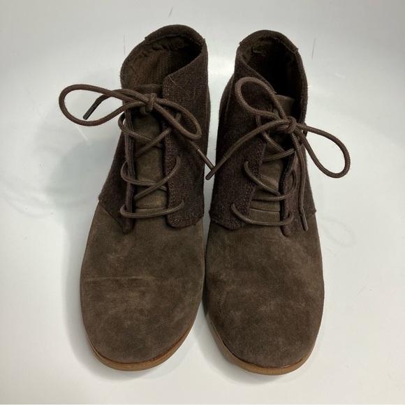 Toms brown Lunata booties mixed media size 9 - Picture 2 of 8